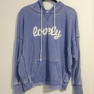 "Lovely" women's sweatshirt